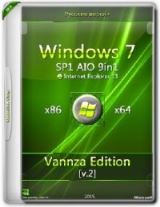 Windows 7 SP1 IE11 x86-x64 9in1 Vannza Edition (AIO) [RuS]