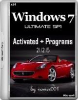 Windows 7 Ultimate SP1 x64 Activated + Programs by nomer001 21.12.15