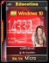 Microsoft Windows 10 Education 14332 rs1 x86 En-Us Micro