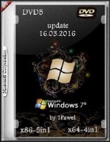 Microsoft Windows 7 (x86-5in1 x64-4in1 DVD5) update 16.03.2016 by 1Pawel