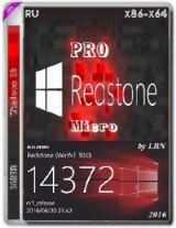 Microsoft Windows 10 Pro 14372 rs1 x86-x64 RU Micro