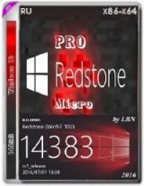 Microsoft Windows 10 Pro 14383 rs1 x86-x64 RU Micro