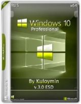 Windows 10 Pro x64 by kuloymin v3.0 (esd) [Ru]