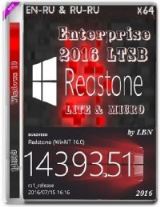 Microsoft Windows 10 Enterprise 2016 LTSB 14393.51 x64 EN-RU LITE & MICRO