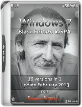 Windows 7 SP1 BLACK EDITION ©SPA (x86-x64)